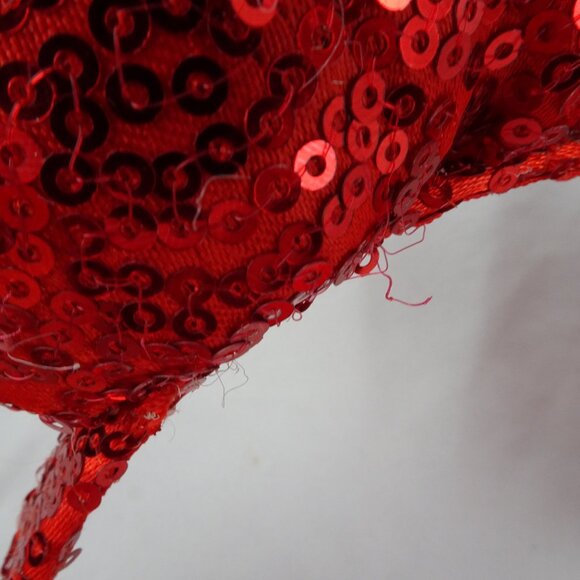 Disney Minnie Mouse Ears Red Sequin Headband - Picture 9 of 10